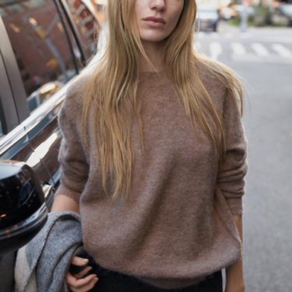 Zara Cozy Brown Women's Sweater